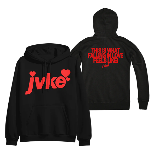 FALLING IN LOVE - BLACK PULLOVER – JVKE FALLING IN LOVE - BLACK PULLOVER – JVKE