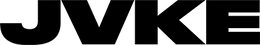 white logo of JVKE on a transparent background