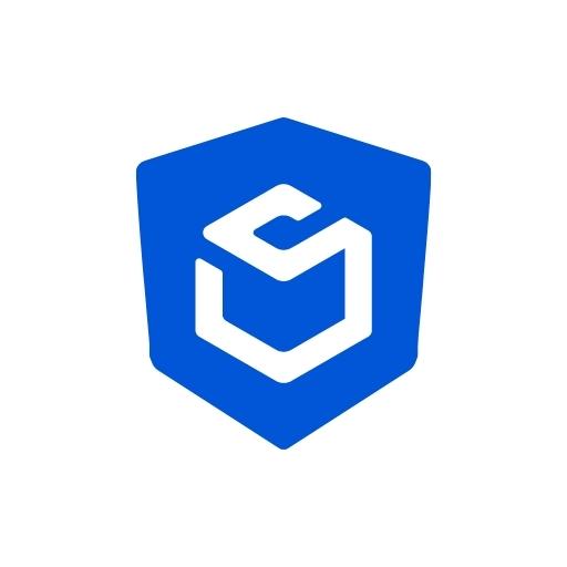 A blue hexagon with a geometric, modern design features a stylized white S in the center, forming the ShipAid logo for package insurance, set against a white background.