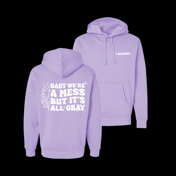 ●YESEYESEE● CLogo sweatshirt Lavender YS240TSWCW01LAV MUSINSA | YESEYESEE C-Logo sweatshirt Lavender