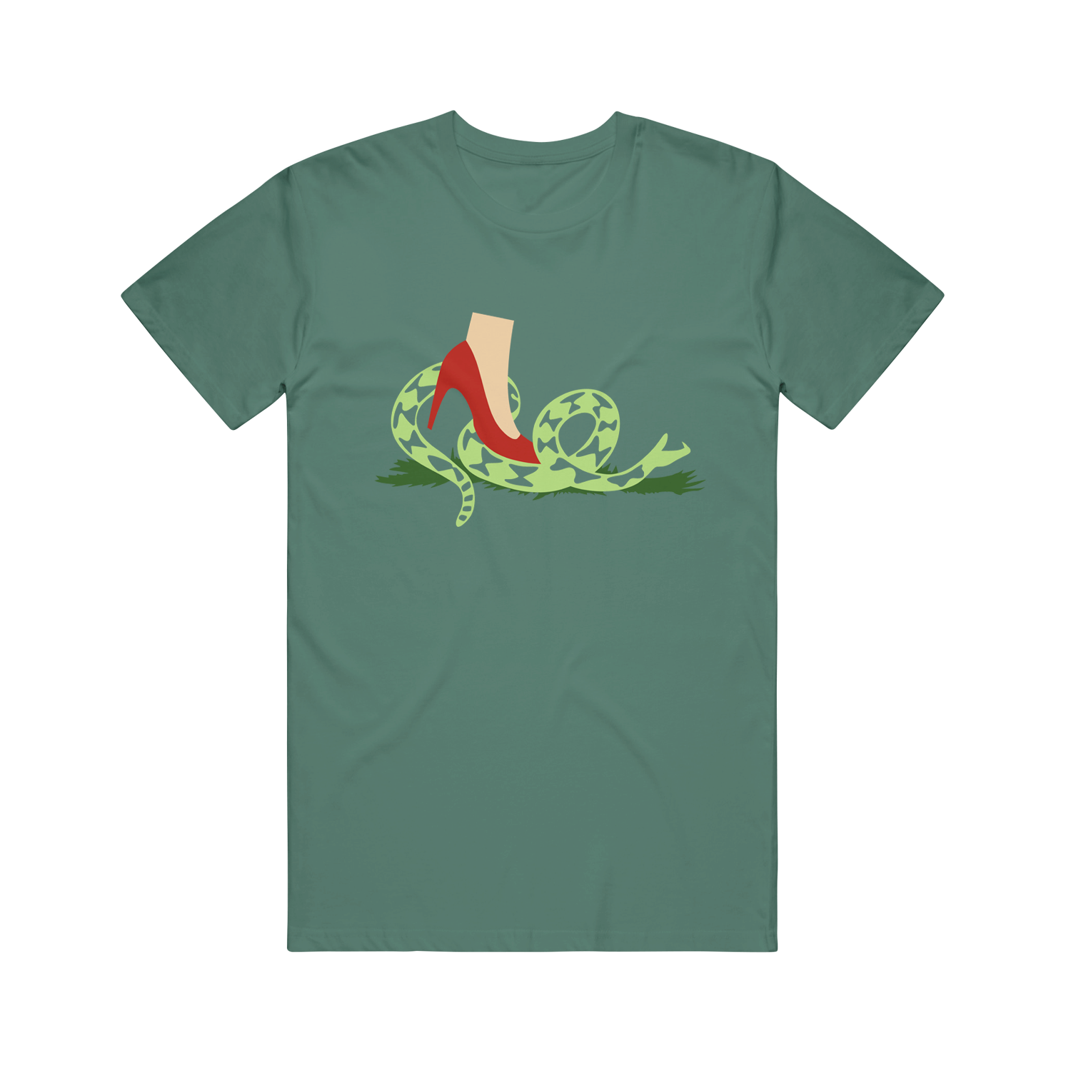 Green online snake shirt